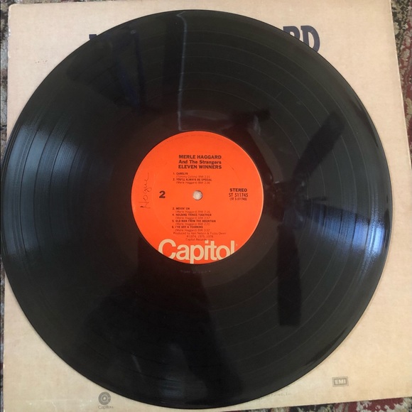 Merle Haggard And The Strangers Eleven Winners Vinyl Record - Picture 4 of 4